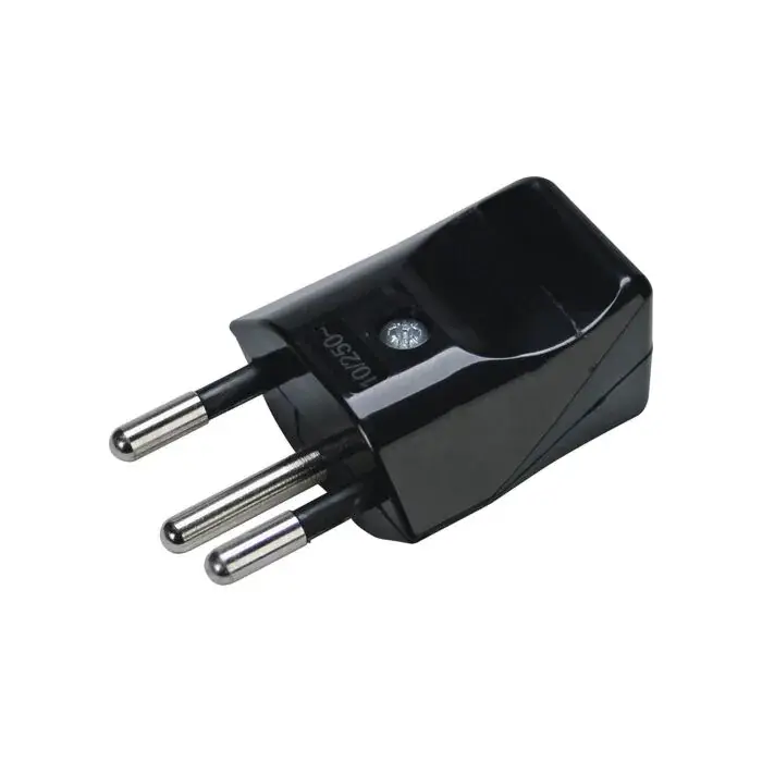 [BE1065] Stecker Typ 12   3-polig schwarz